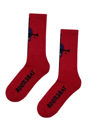 Doomsday Society - Bloody Red - Socks