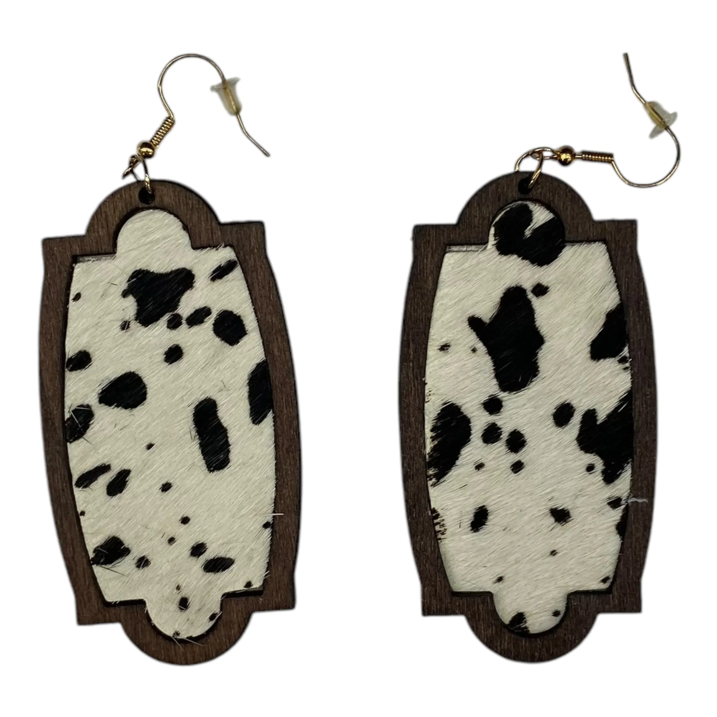 Earrings Dangle/Drop By Cmf In Animal Print