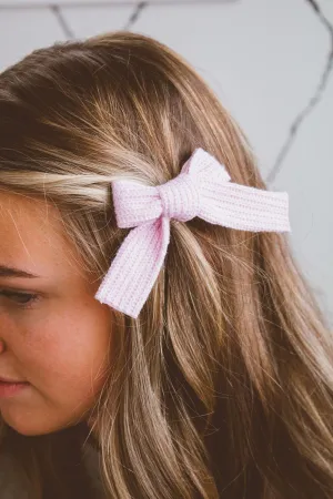 Ellie Knit Bow Clip Andi