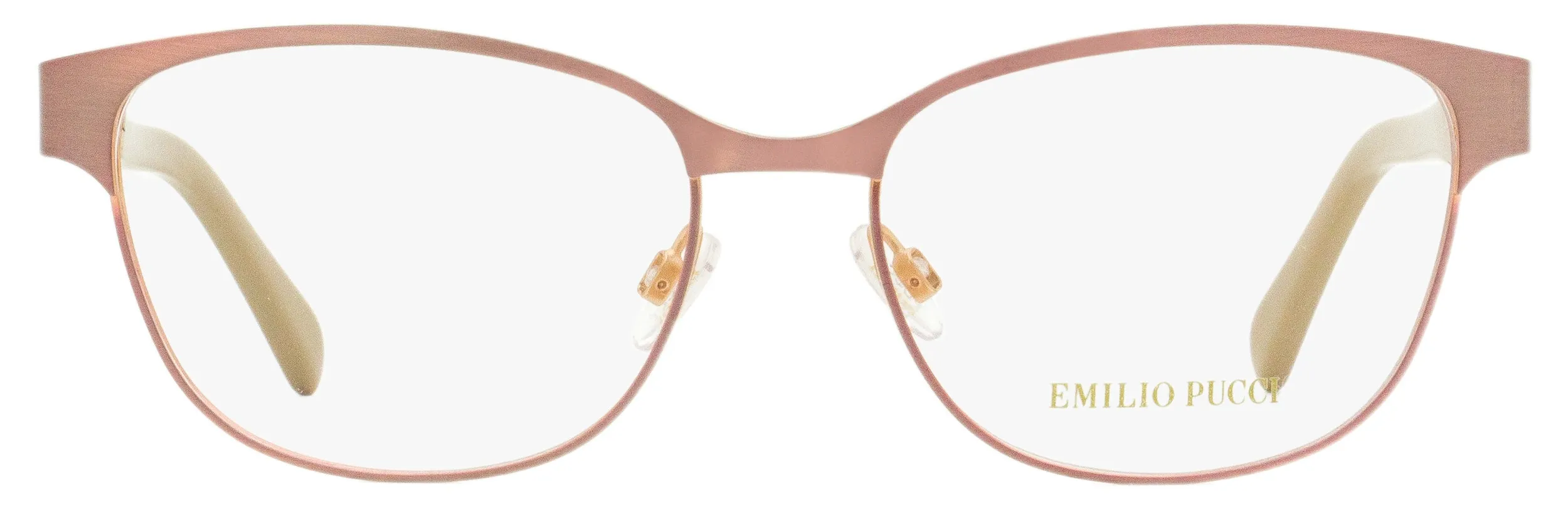 Emilio Pucci Women's Oval Eyeglasses EP5016 074 Pink/Powder Pink 53mm