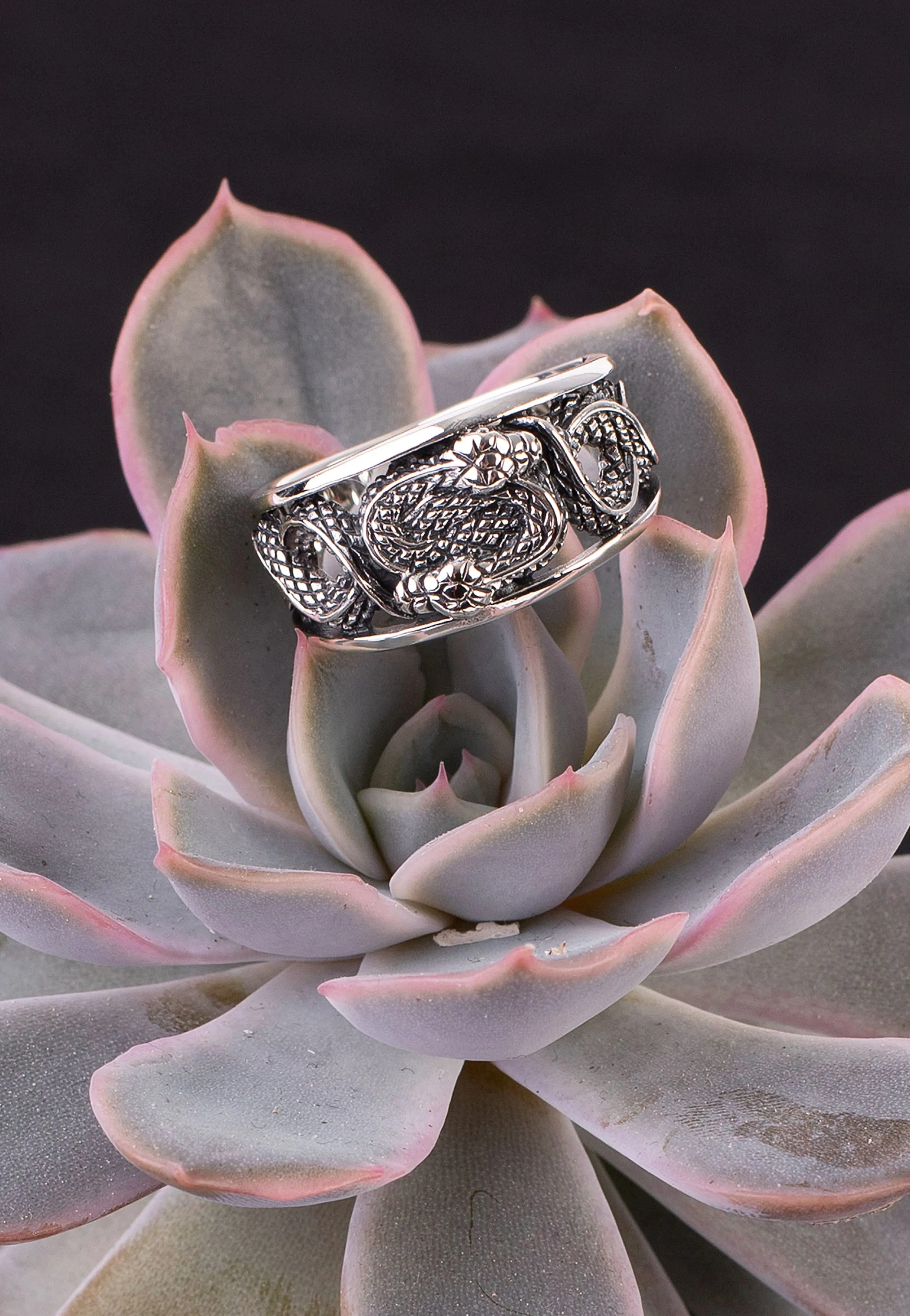 etNox - Doppelschlange - Ring
