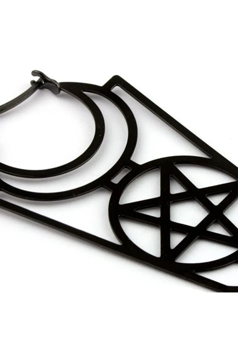 etNox - Ornaments Black Silver - Earrings