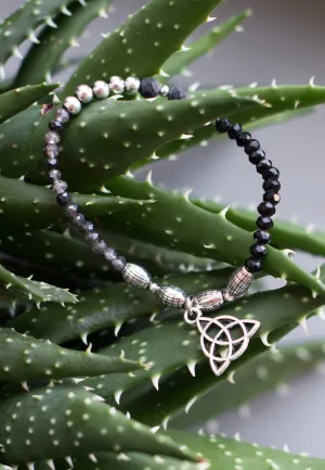 etNox - Real Stone Black/Silver - Bracelet