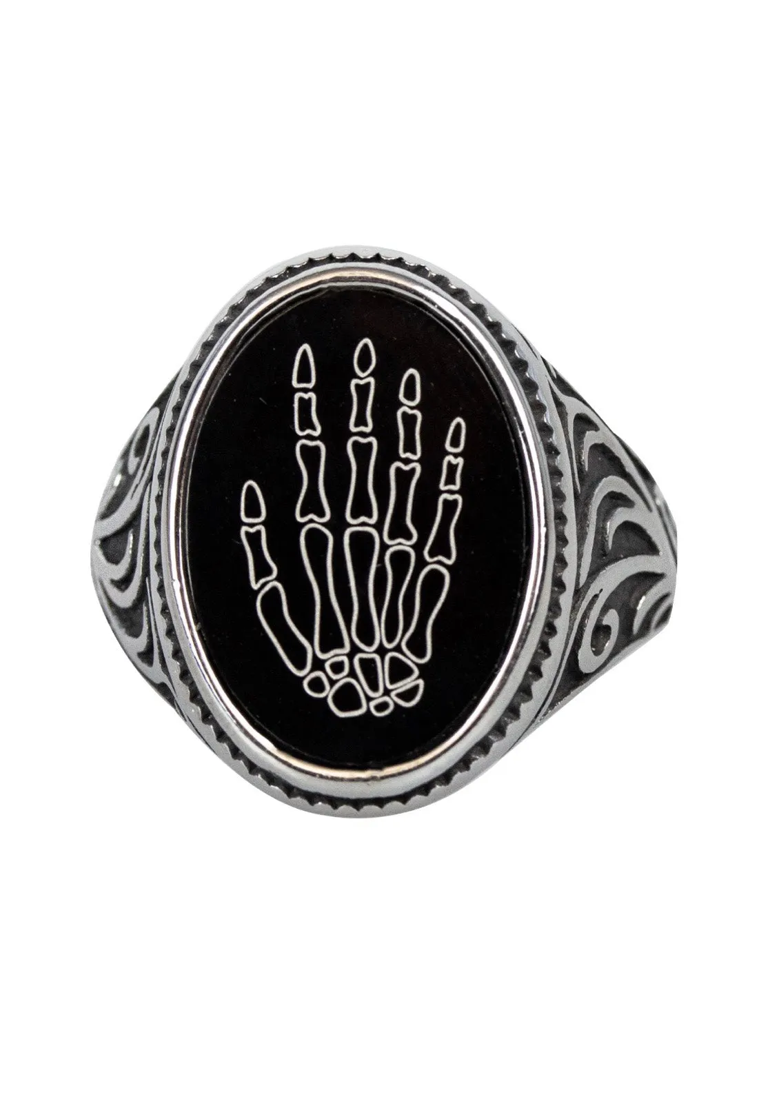 etNox - Skelett Hand Silver - Ring
