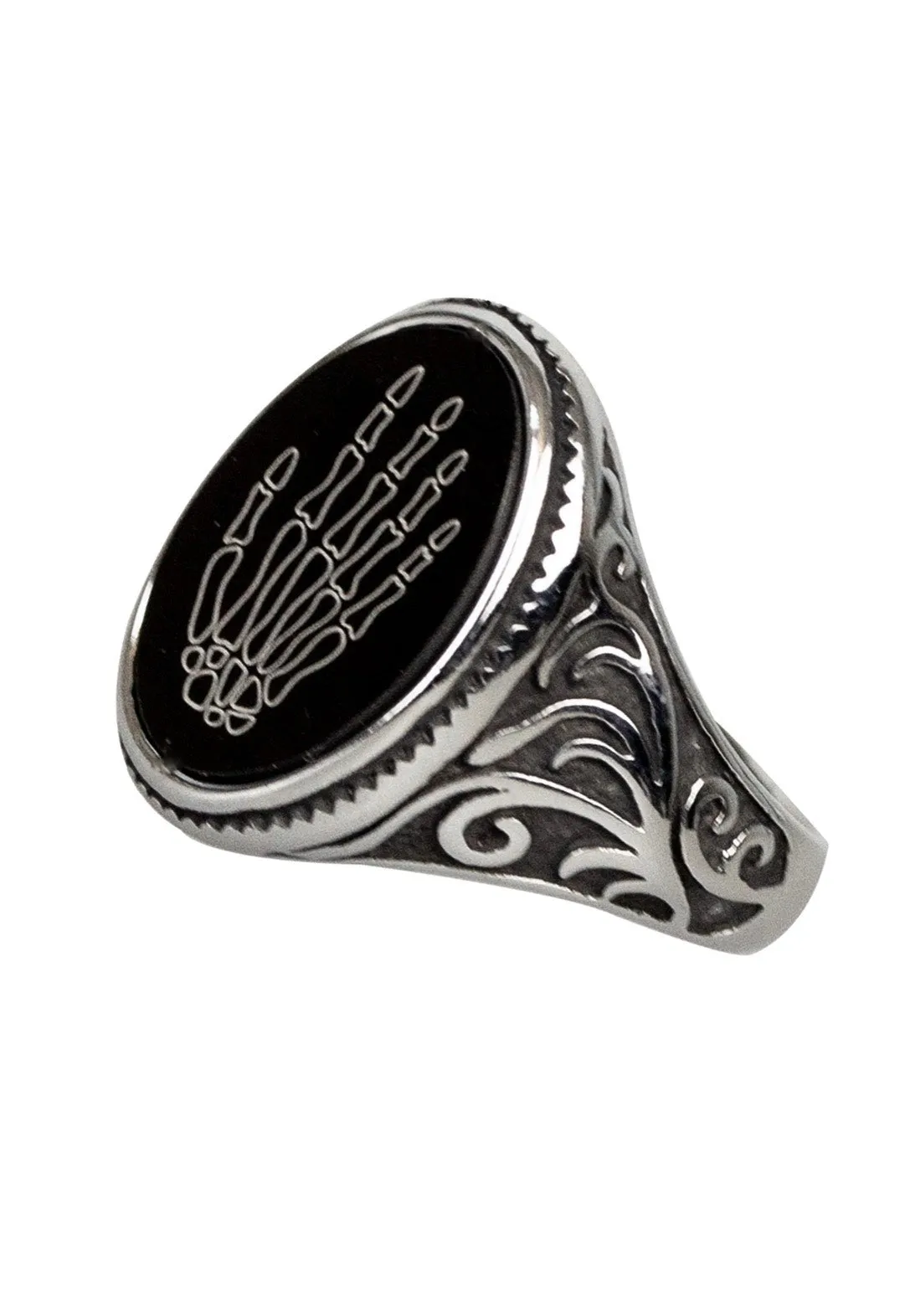 etNox - Skelett Hand Silver - Ring