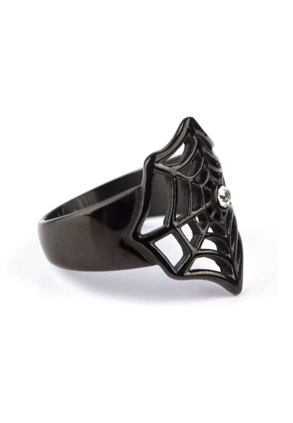 etNox - Spinnennetz Silver - Ring