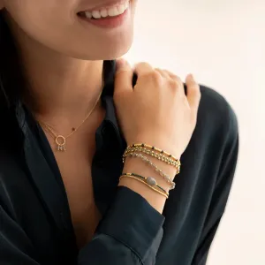 Feeling Labradorite Bracelet Gold Coloured