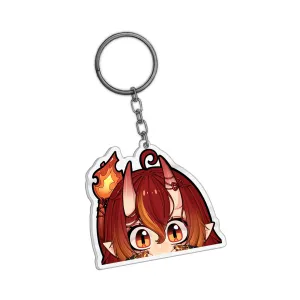 FireOniRei Peeker Keychain
