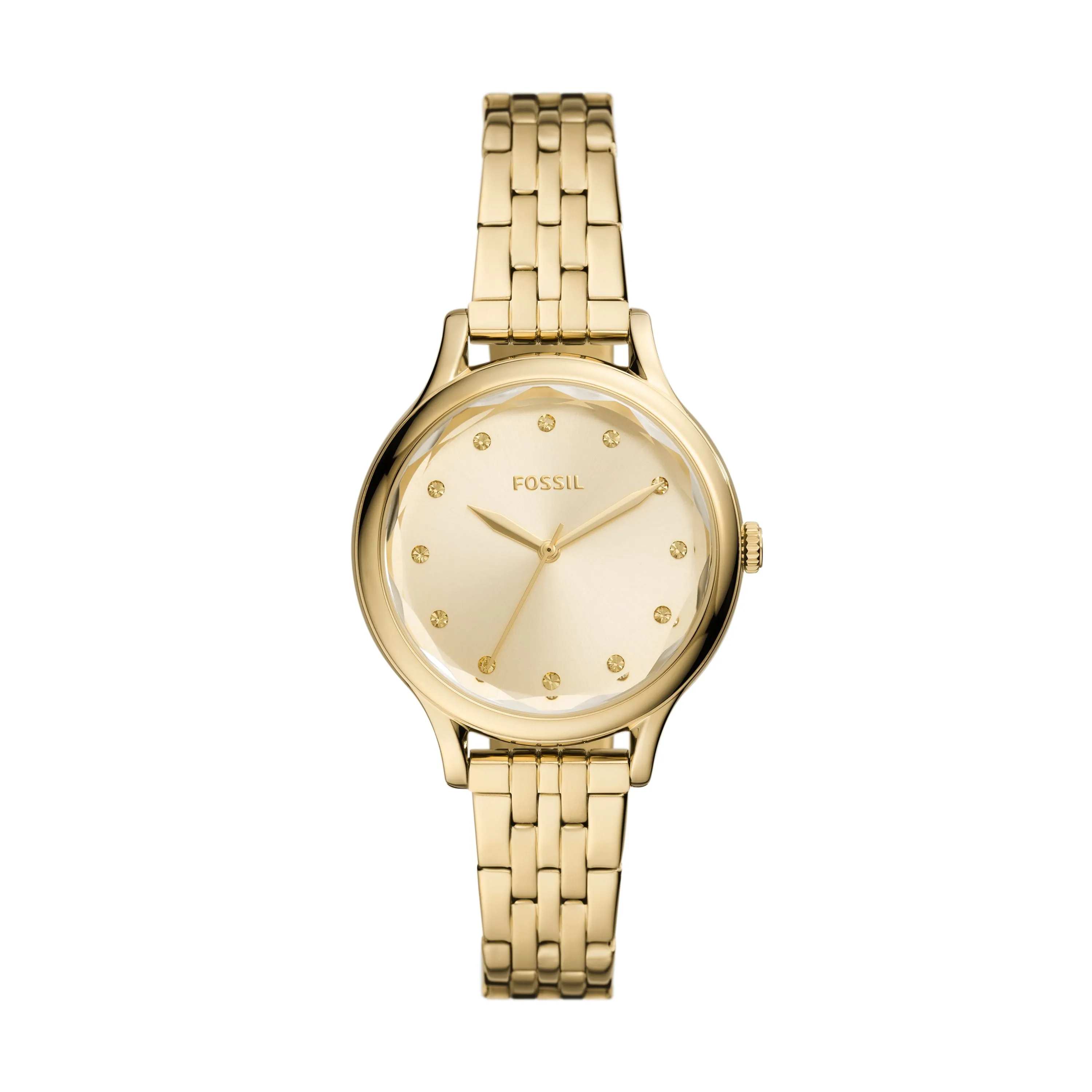 Fossil Outlet Women's Laney Three-Hand, Gold-Tone Stainless Steel Watch