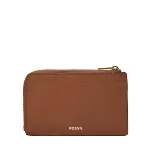 Fossil Women's Jori Leather Zip Card Case
