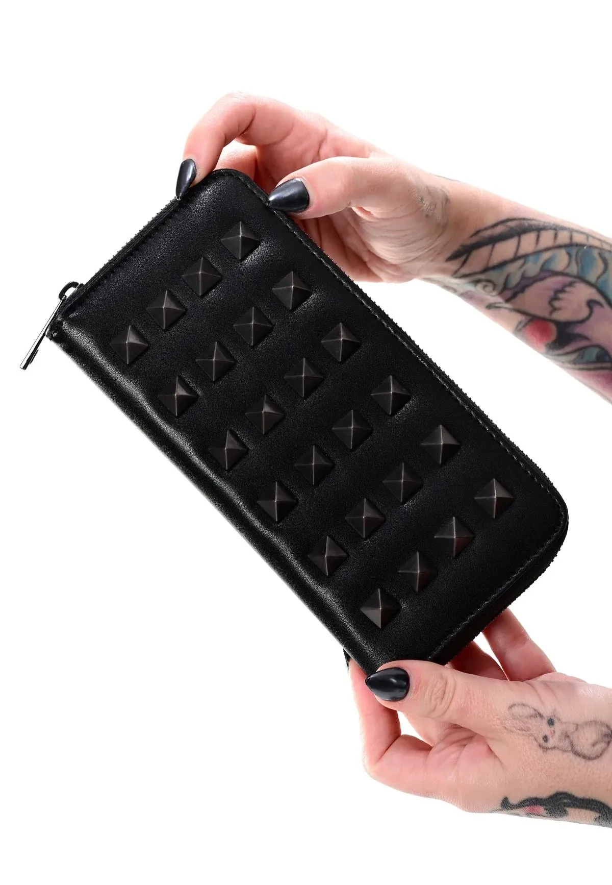 Foxblood - Studded Black - Wallet