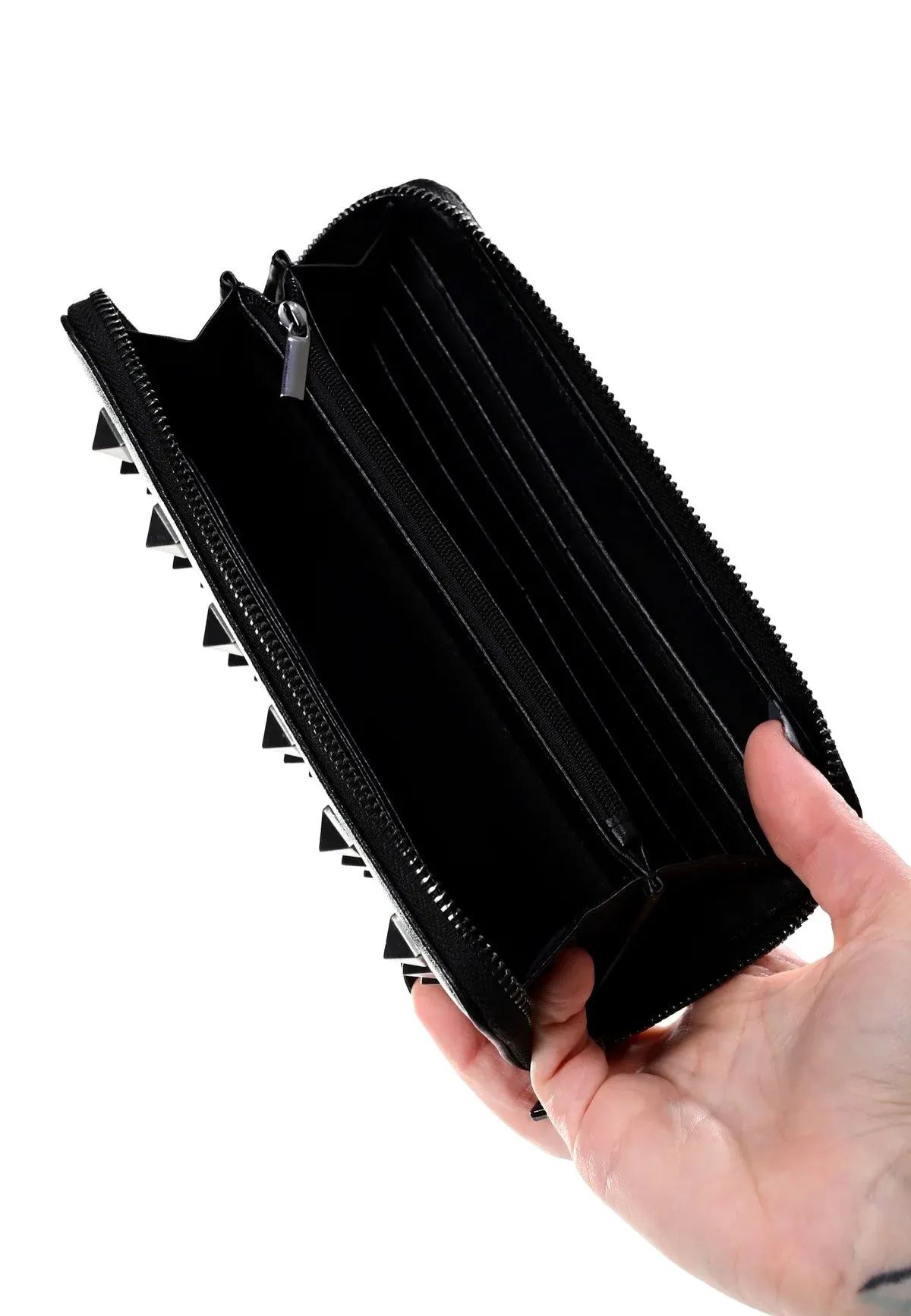 Foxblood - Studded Black - Wallet