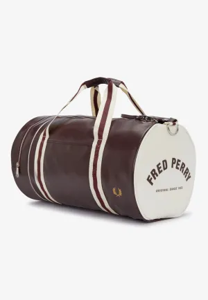 Fred Perry - Classic Barrel Oxblood/Ecru - Dufflebag