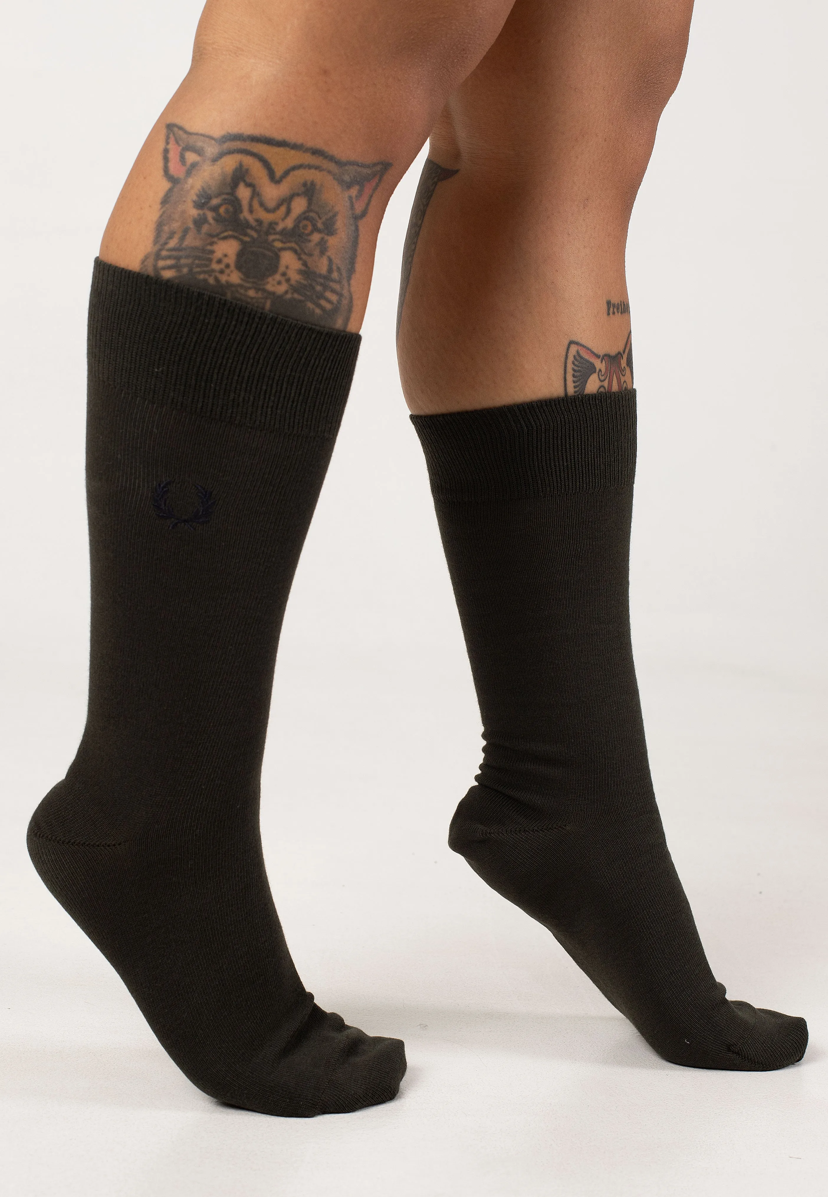 Fred Perry - Classic Laurel Wreath Field Green/ Navy - Socks