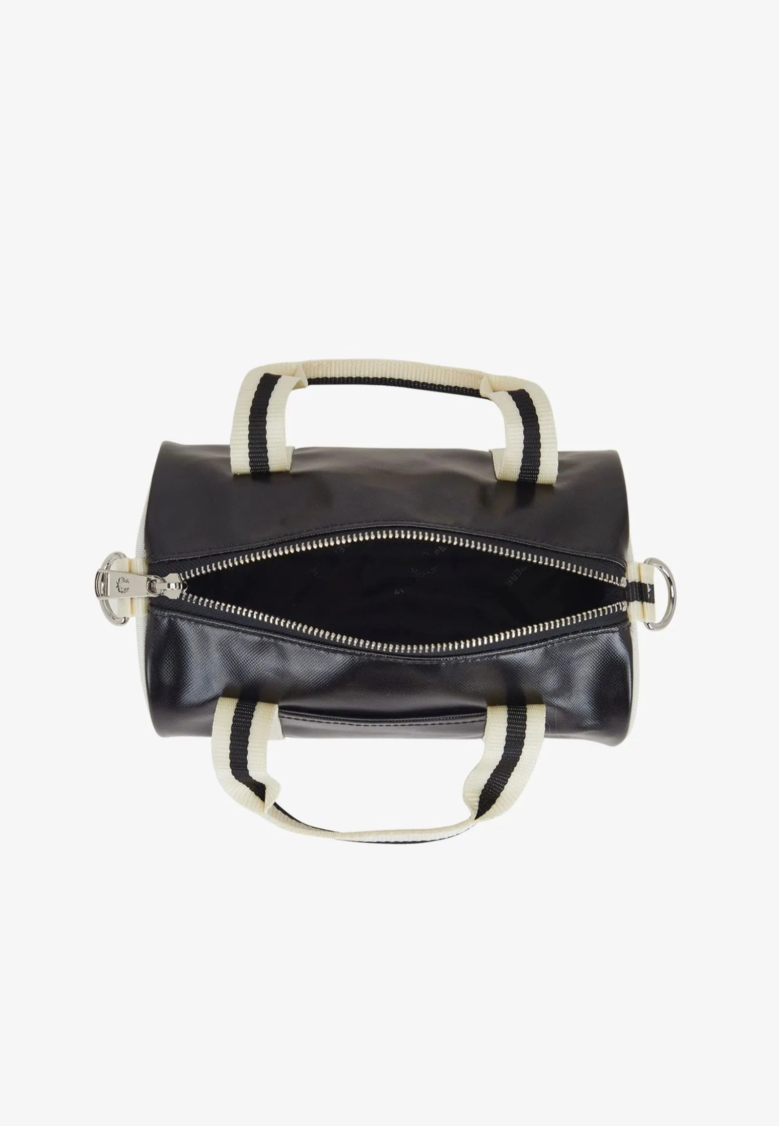 Fred Perry - Classic Mini Barrel Black/Ecru - Dufflebag