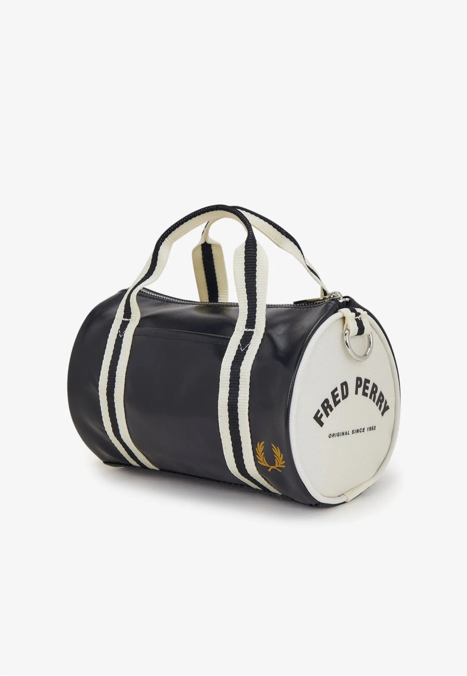 Fred Perry - Classic Mini Barrel Black/Ecru - Dufflebag