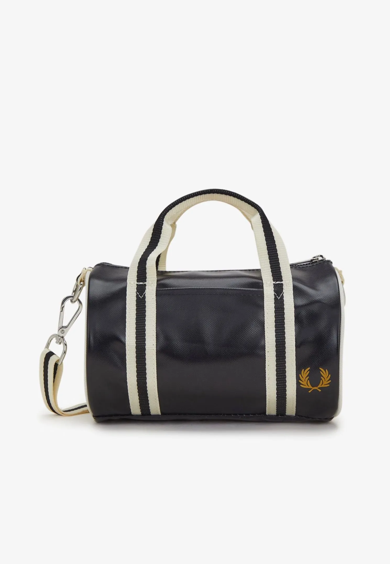 Fred Perry - Classic Mini Barrel Black/Ecru - Dufflebag