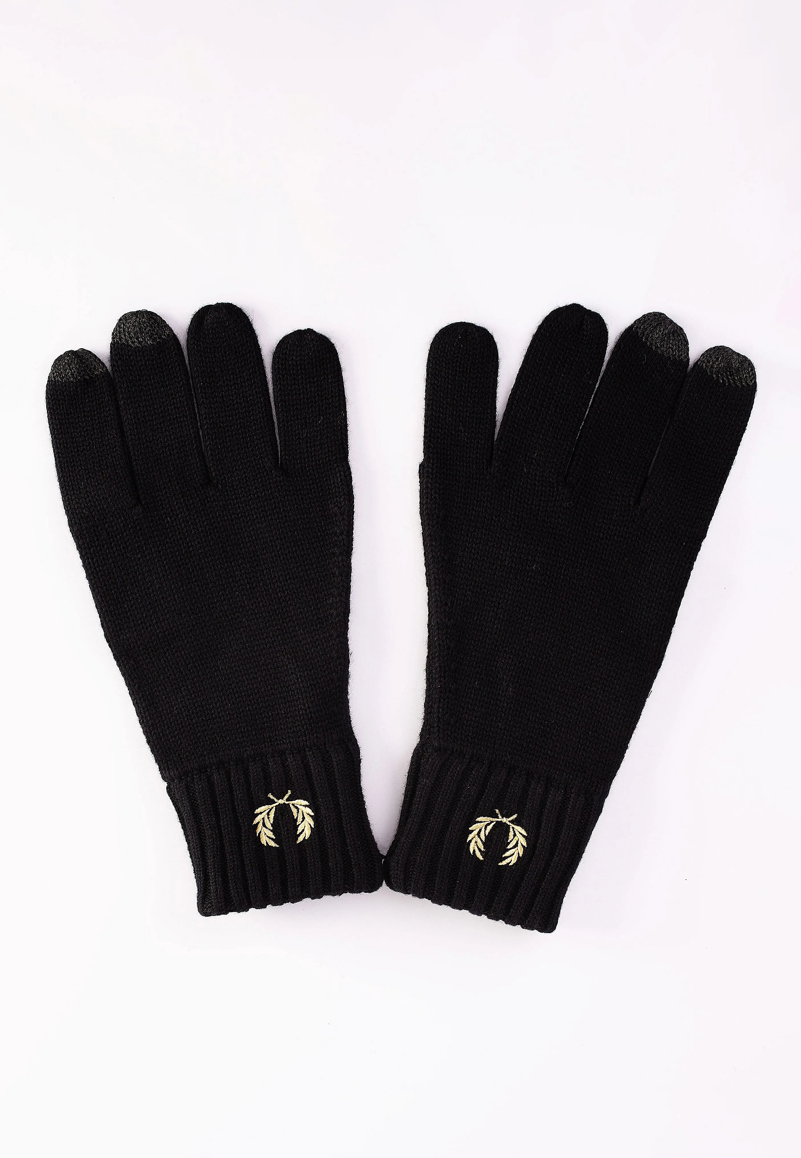 Fred Perry - Laurel Wreath Black - Gloves