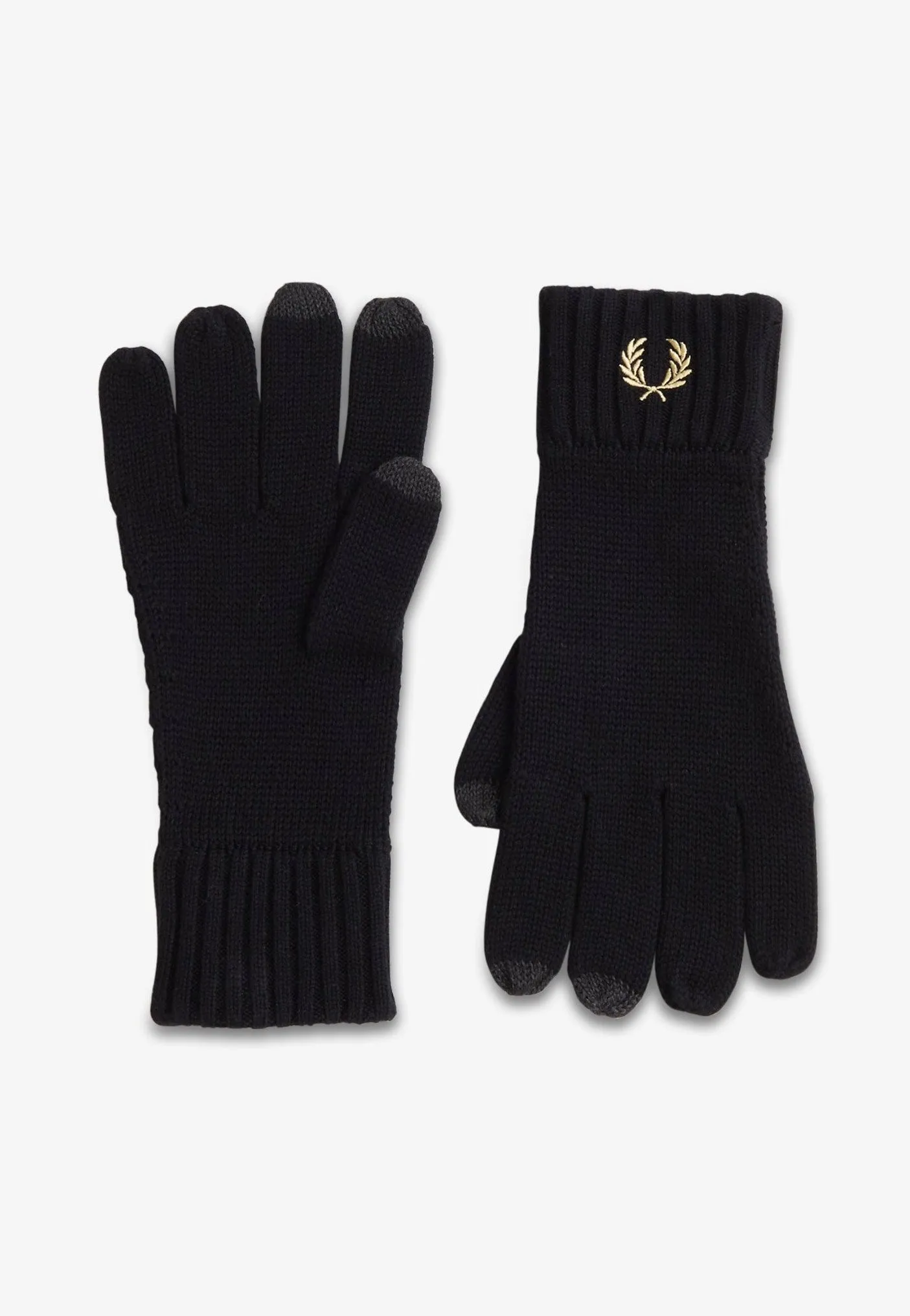 Fred Perry - Laurel Wreath Black - Gloves