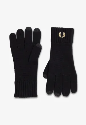 Fred Perry - Laurel Wreath Black - Gloves