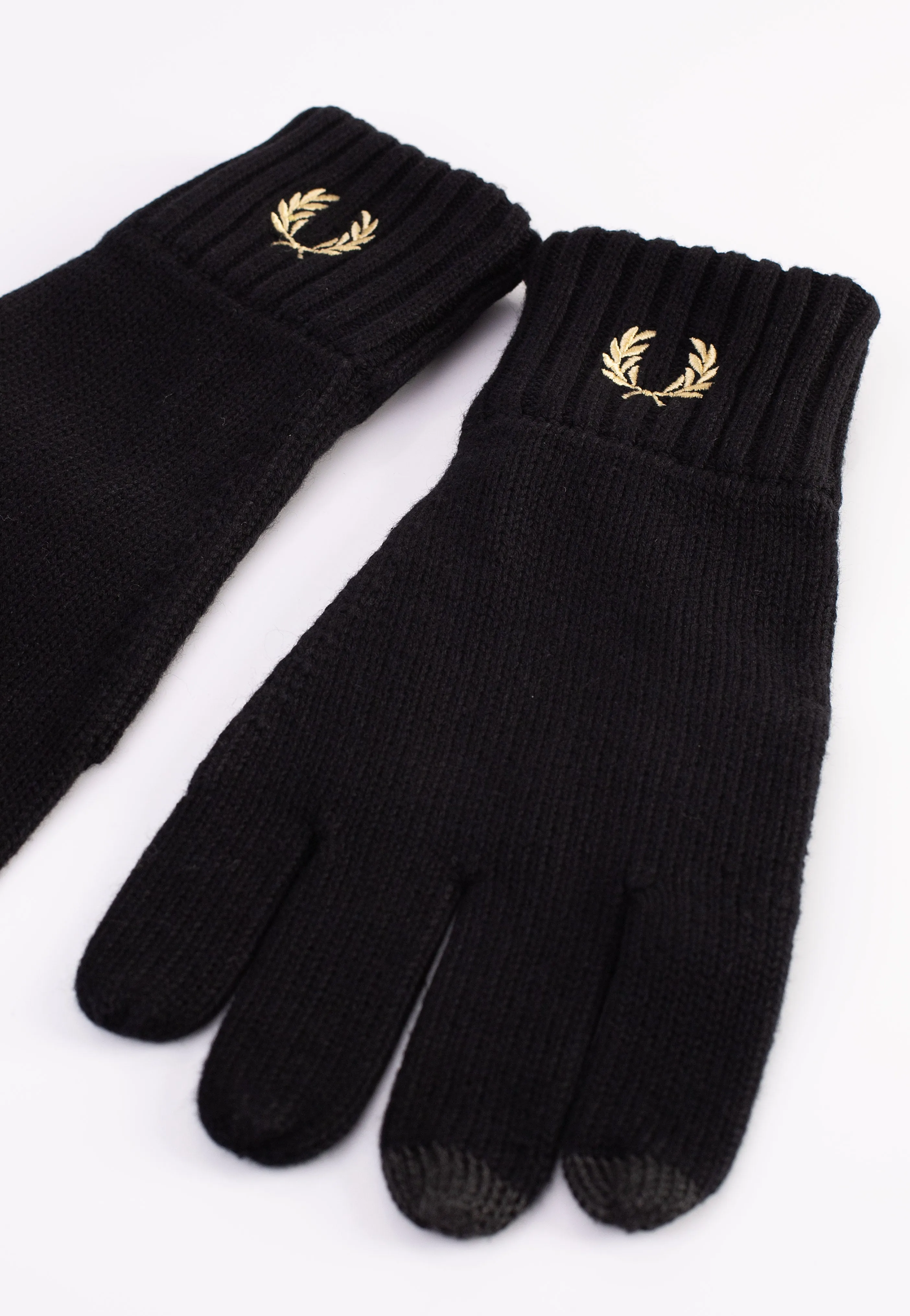 Fred Perry - Laurel Wreath Black - Gloves