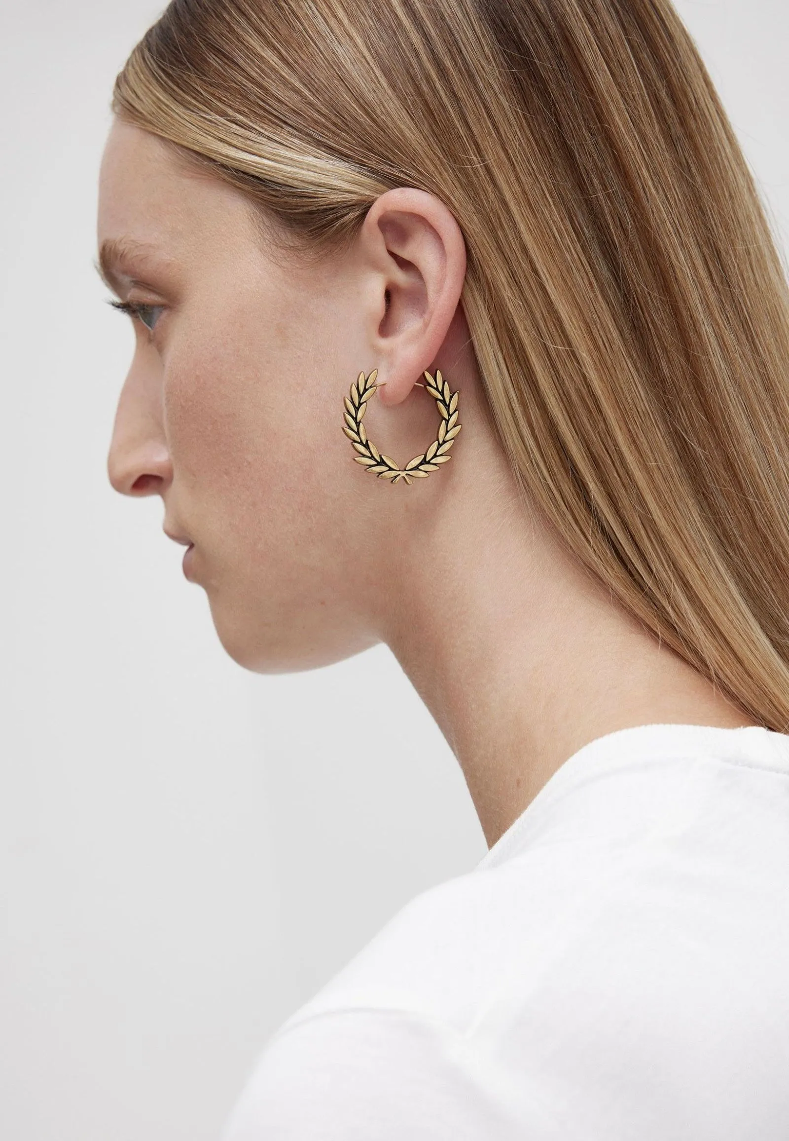 Fred Perry - Laurel Wreath Gold - Earrings