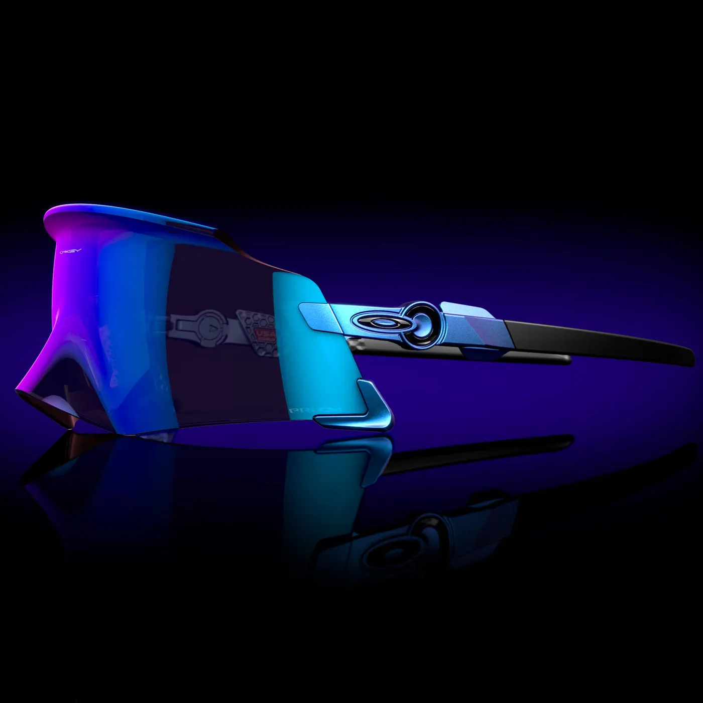 Glasses Oakley Kato Solstice Collection - Cyan Blue colorshift prizm sapphire