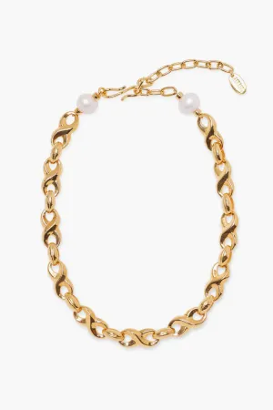 Gold Infinity Link Necklace