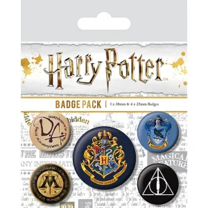 Harry Potter (Core Hogwarts) Badge Pack