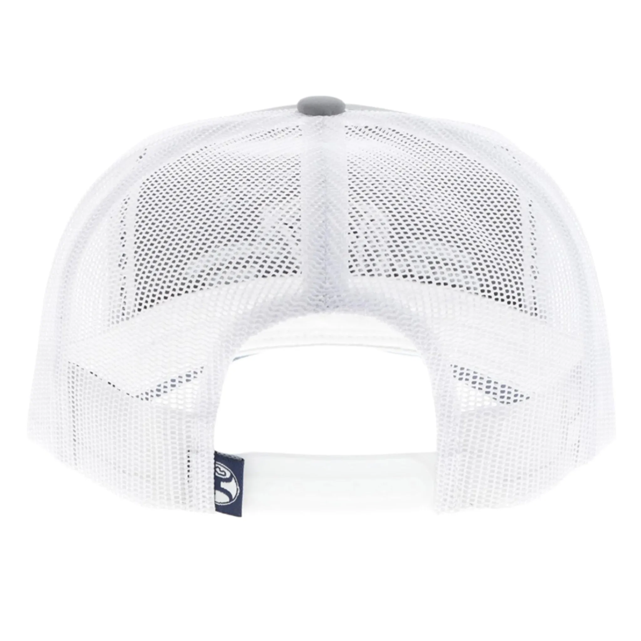 Hooey Grey & White Rank Stock Cap