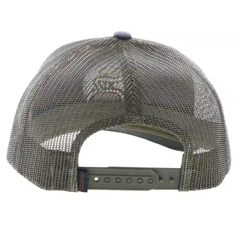 Hooey Mid Profile Blue & Olive Cap-Roughy O Logo