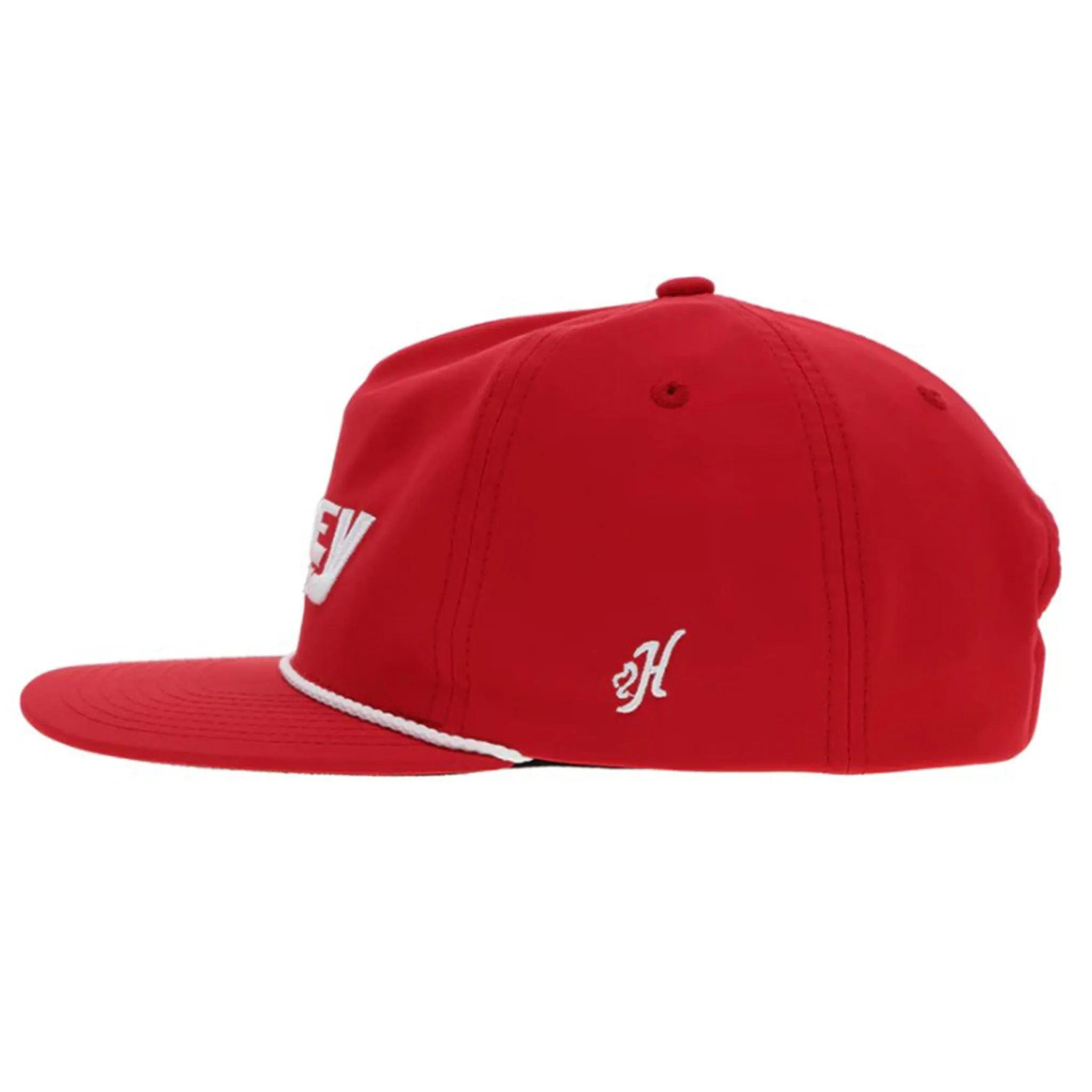 Hooey "White Knuckle" Red & White Cap