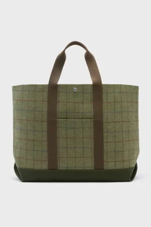 Hunting Tweed Bordeaux Tool XL Tote