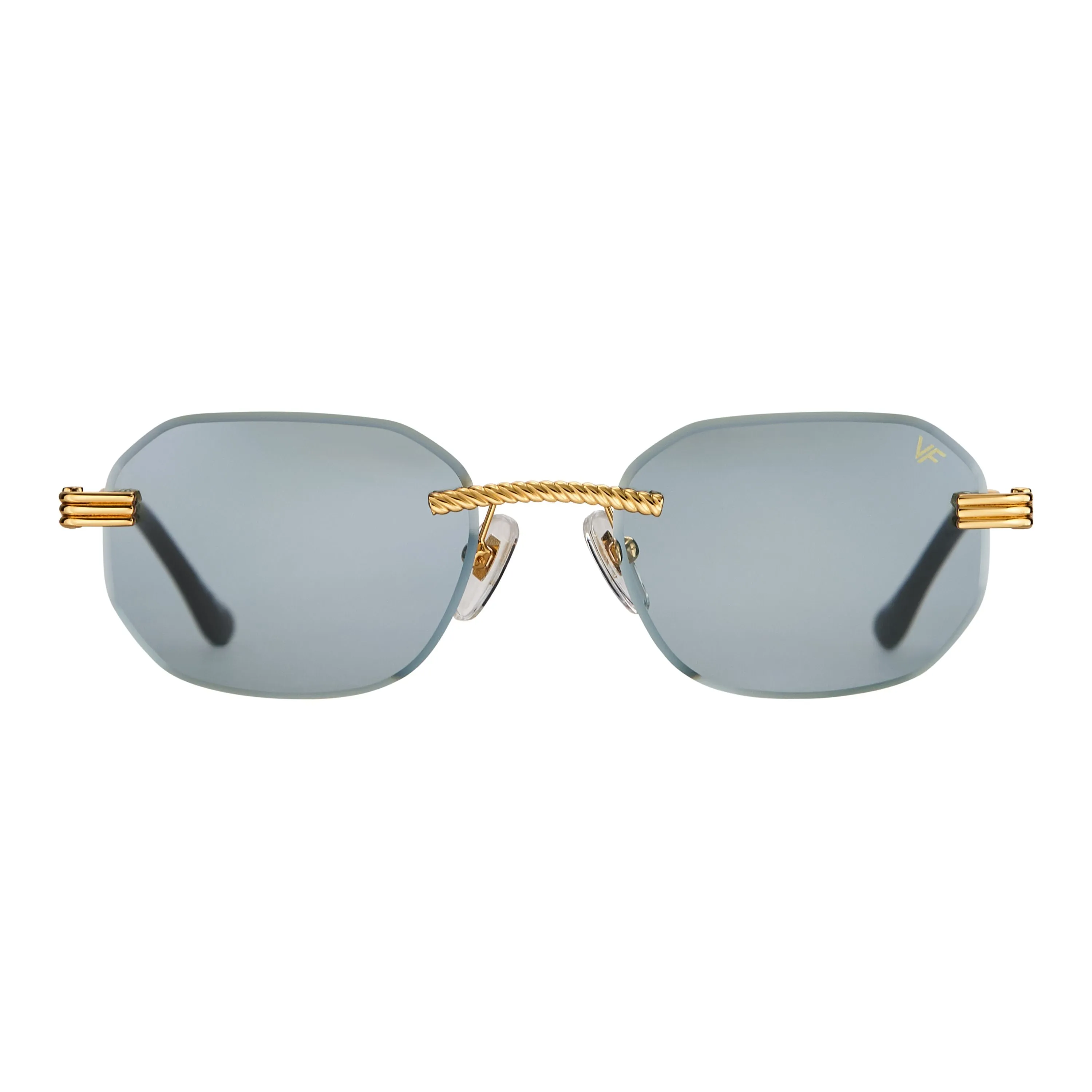 Hustler Rimless Drill Mount 24KT Gold