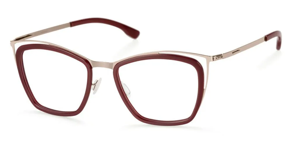 ic! berlin Louisa Shiny Bronze Burgundy
