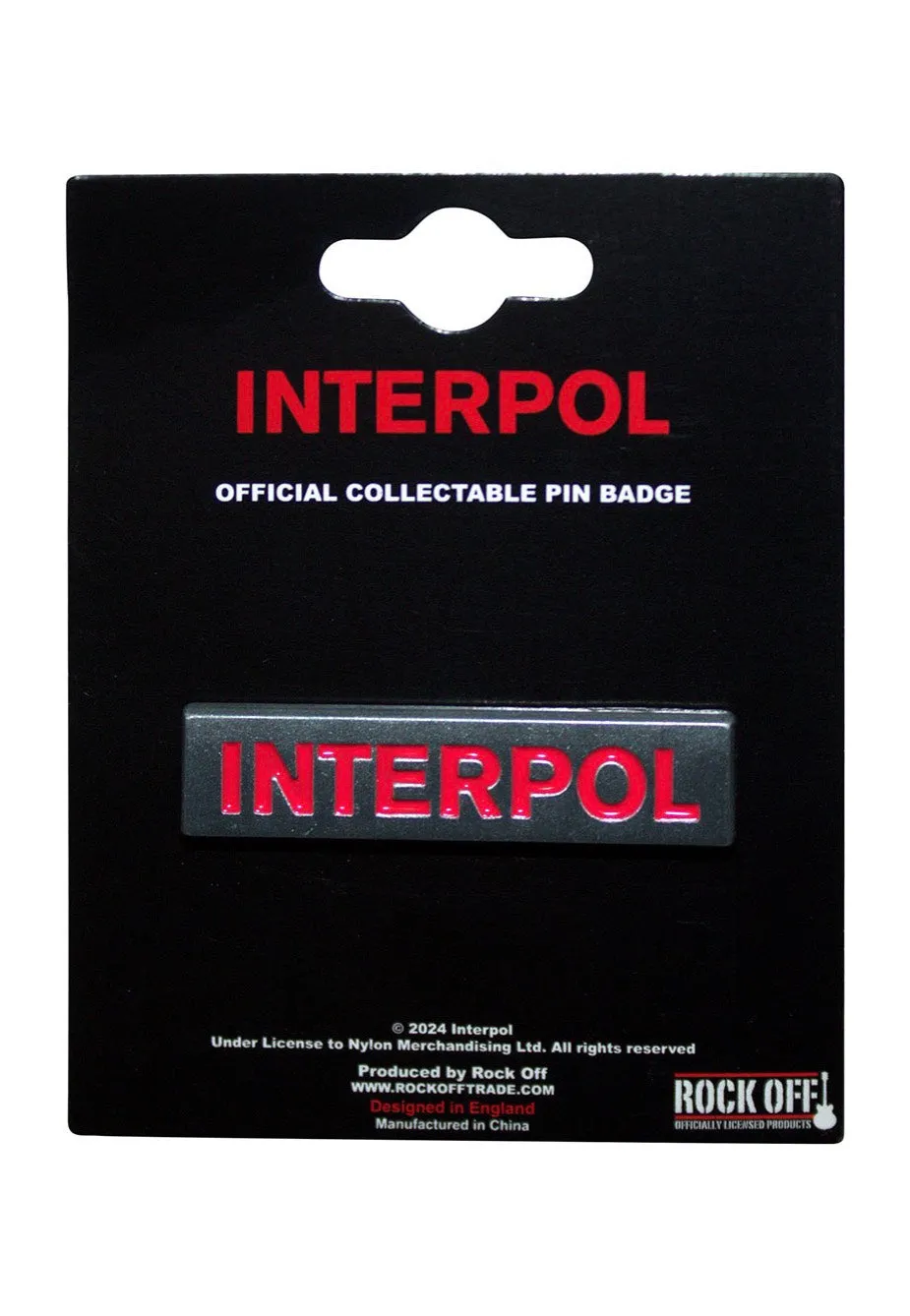 Interpol - Logo - Pin