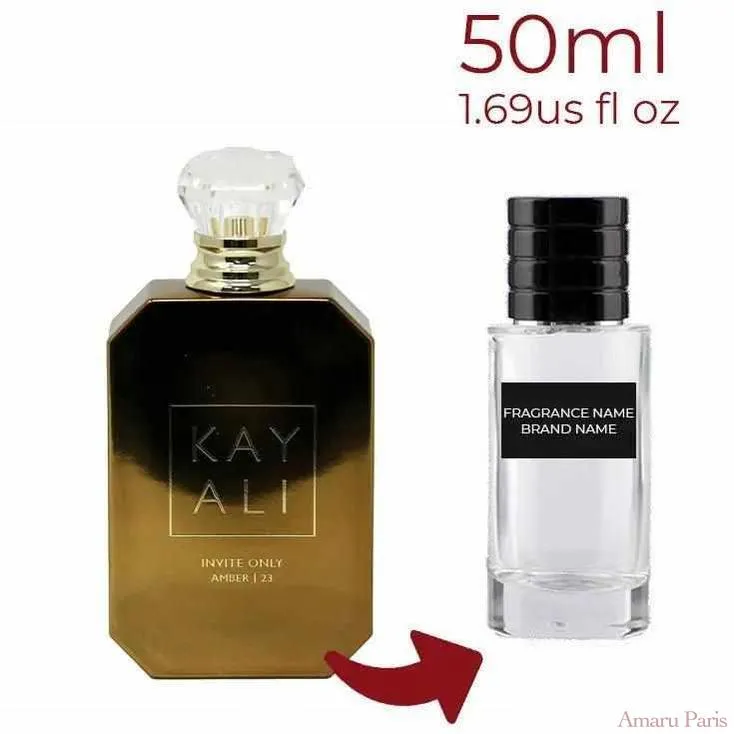 Invite Only Amber | 23 Kayali Fragrances for women and men Decant Fragrance Samples