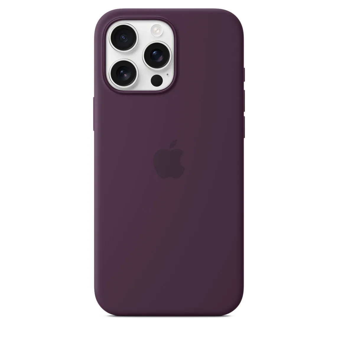 Iphone 16 Pro Max Silicone Case with Mag Safe, Plum