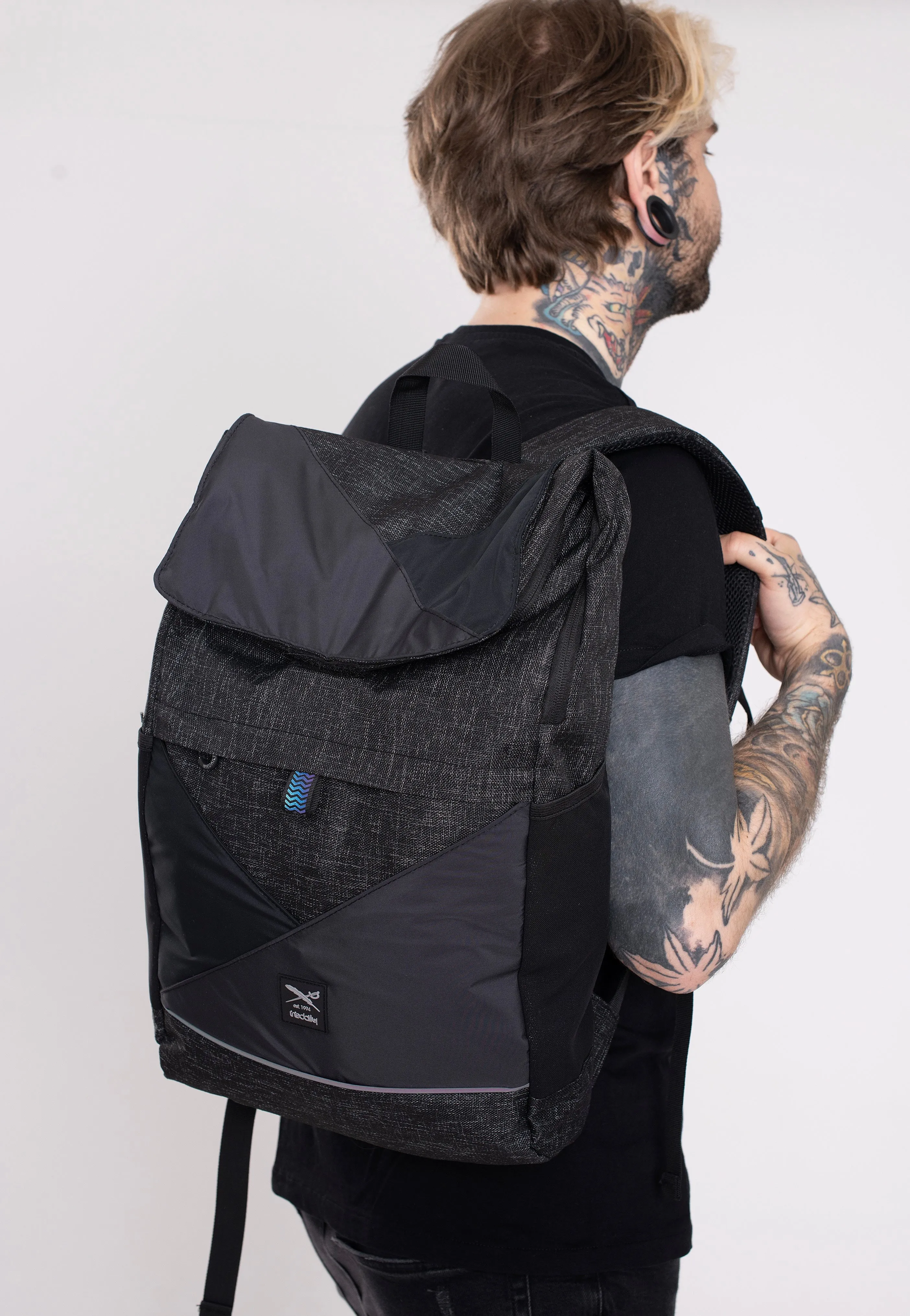 Iriedaily - Tripster Day Pack Black Melange - Backpack