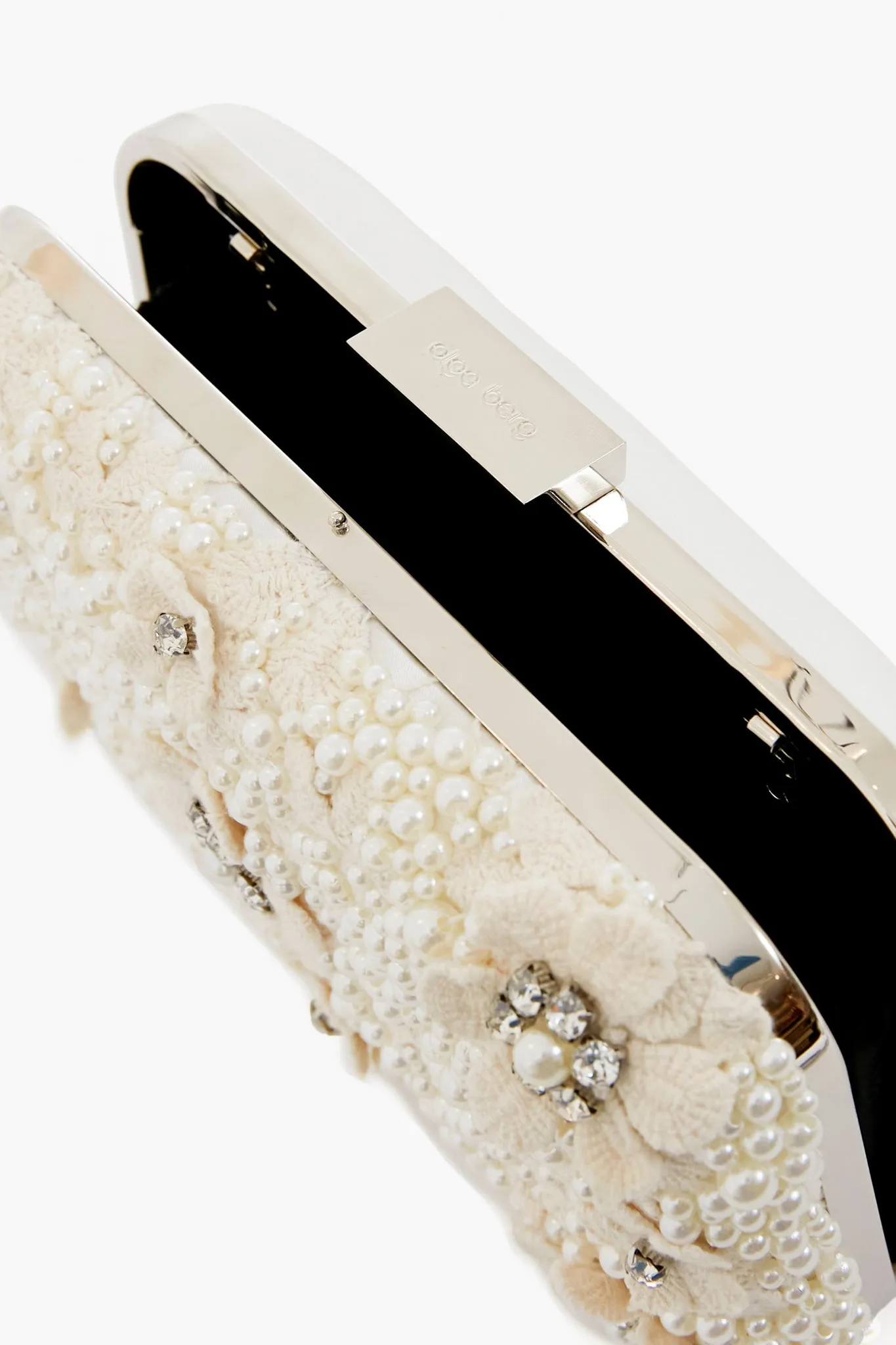 Ivory Beth Encrusted Clutch