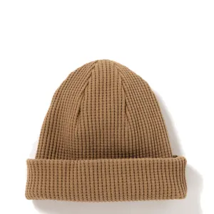 Jackman Waffle Knit Cap Amber Beige
