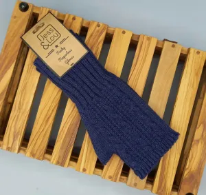 Jess & Lou Cosy Cable Knit Fingerless Gloves