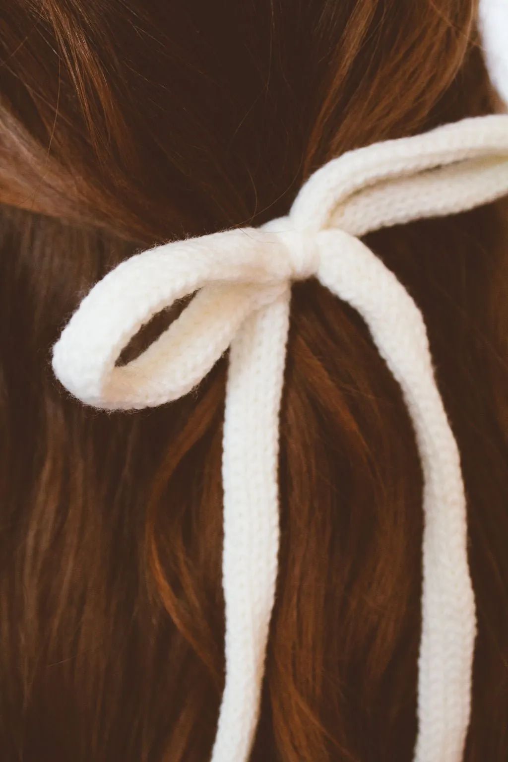 Knit Long Bow Clip Andi