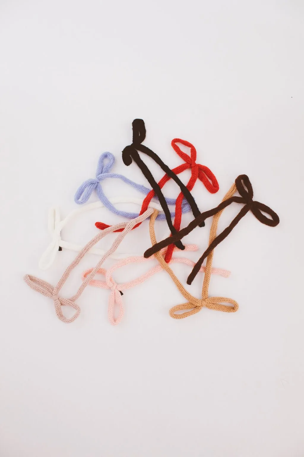 Knit Long Bow Clip Andi