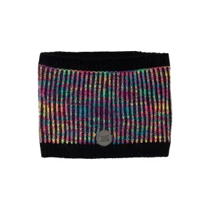 Knit Necktube Black Multicolor | DEUX PAR DEUX