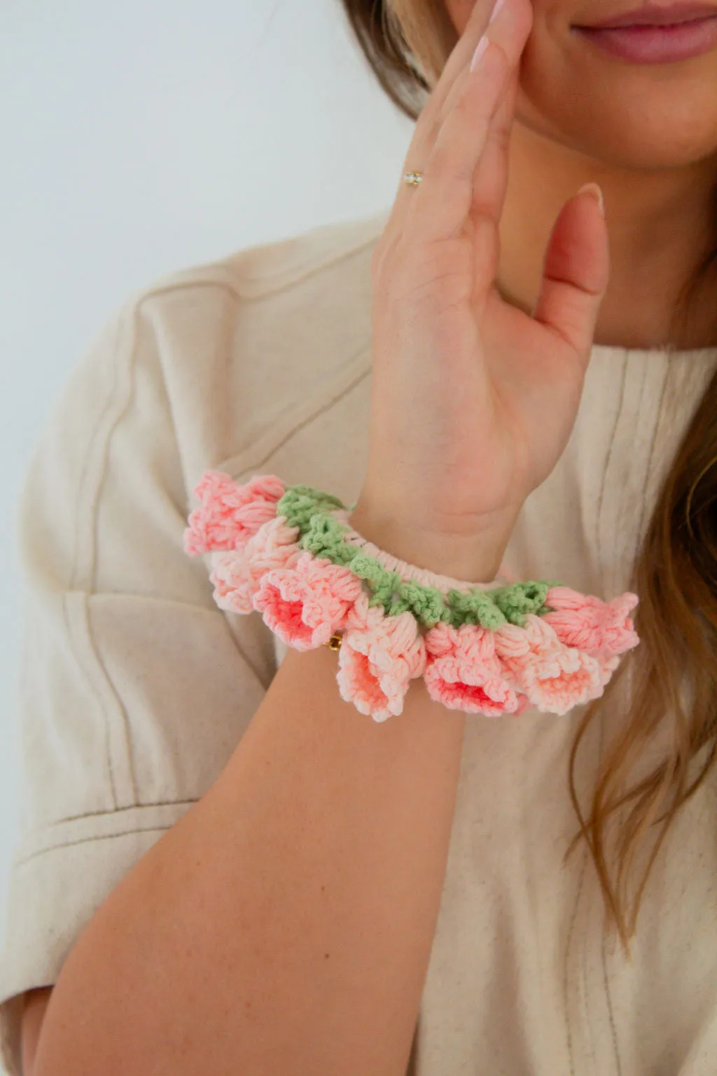Knit Tulip Hair Tie Andi