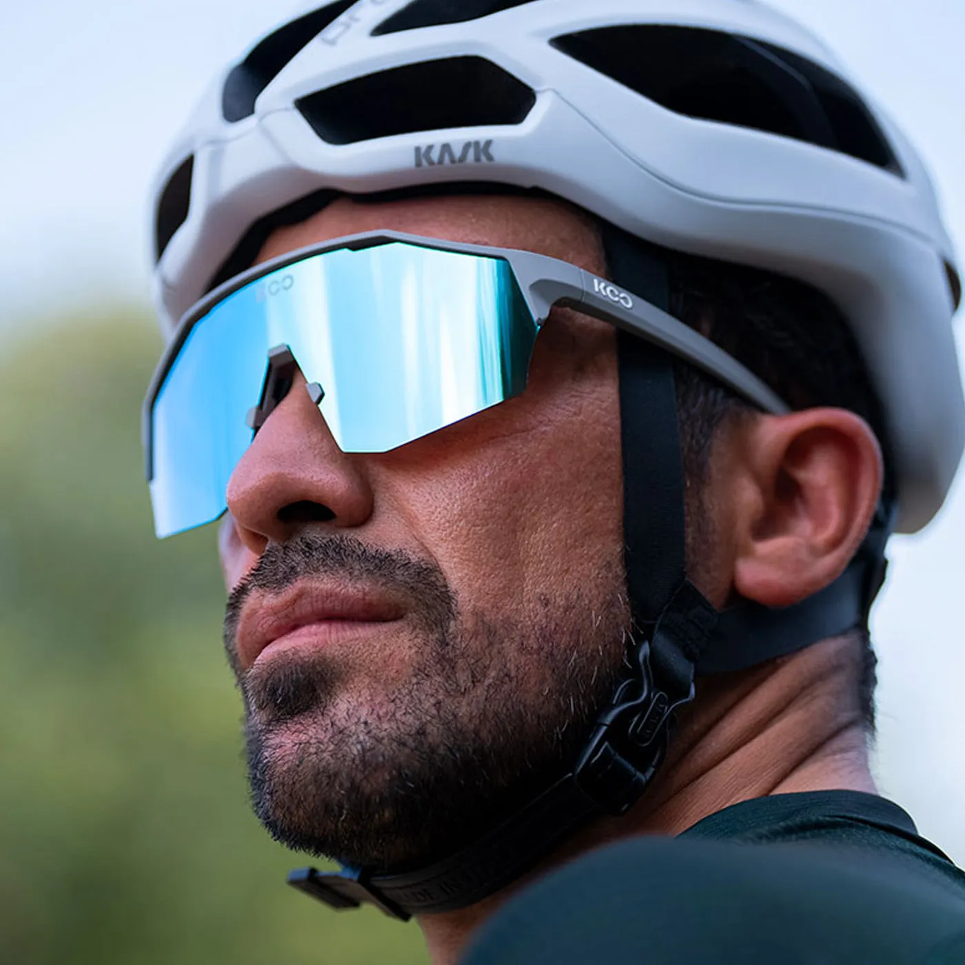 KOO Alibi Large sunglasses - Grey Matt Turquoise