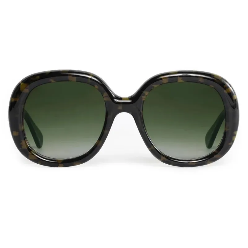 Krewe Chloe Sunglasses - Tortuga Noir