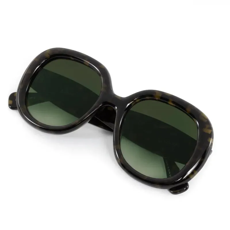 Krewe Chloe Sunglasses - Tortuga Noir