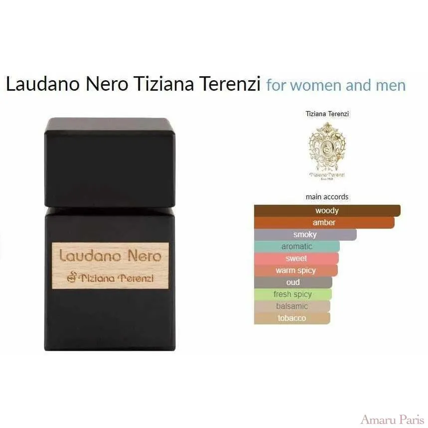 Laudano Nero Tiziana Terenzi for women and men Decant Samples